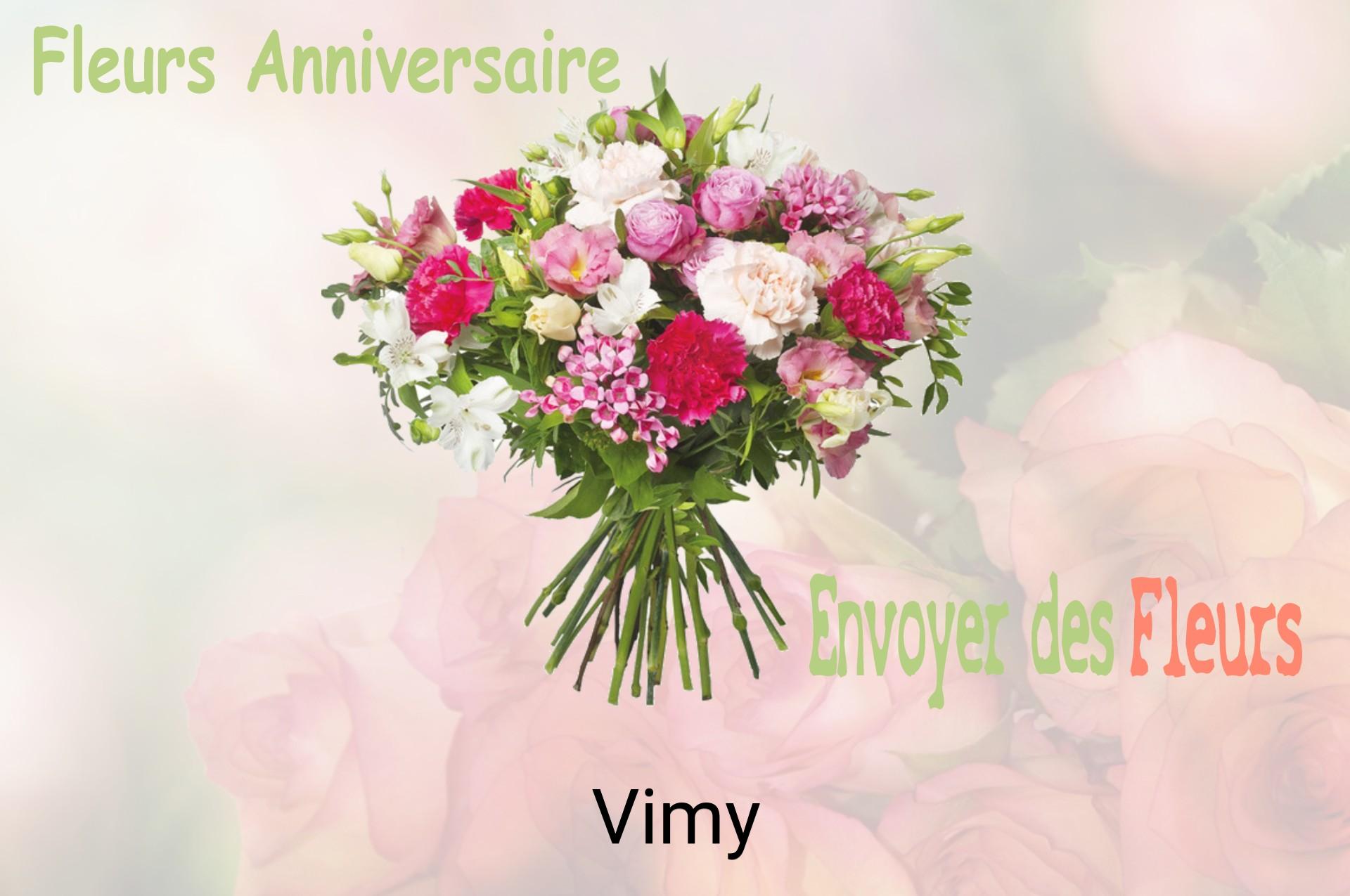 Bouquet de fleurs d’anniversaire livré à Vimy